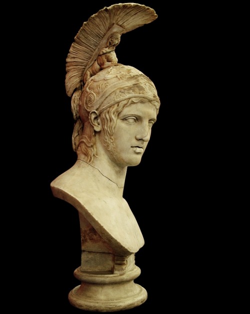 hadrian6:    Head of Ares. Marble. After the Greek original by Alkamenes ca. 420s BCE.Saint Petersburg, The State Hermitage Museum.http://hadrian6.tumblr.com