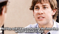 jakeperaltz:  So, yesterday Dwight found half a joint in the parking lot, which
