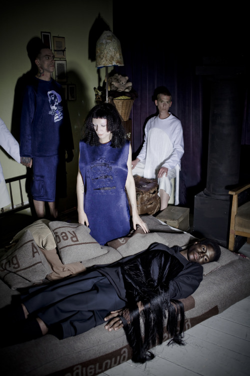 THE UNHOLY FAMILY - AWAKENING RITUALShot by Mali Lazell Cookbook Campaign of Mads Dinesen