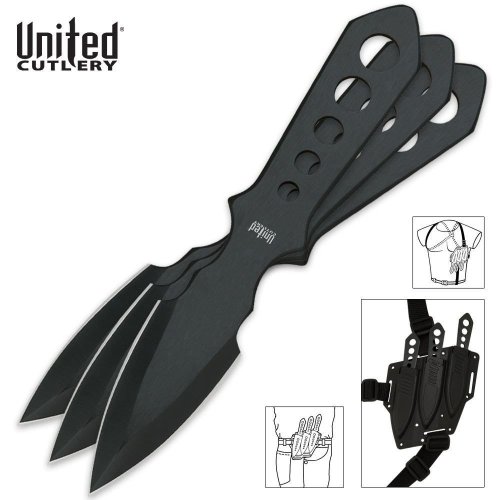 throwingknivesworld:  The only United Cutlery throwing knives that will make you feel like batman!