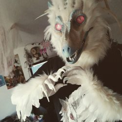 tankarank:    Gonna be raptorin’ around Furry Migration this year! I still have some work left on this gal, but she will be ready by the con, surely! Sadly no Anthrocon this year as planned… but there is always next year!     omgI don’t think i’ve