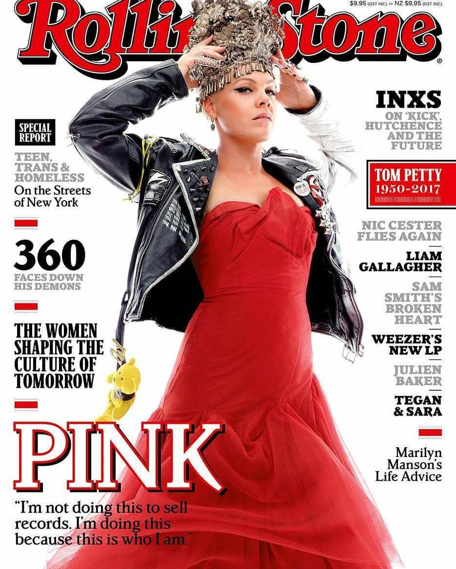 to P!nk Fans! — @pink is featured on the front cover of...