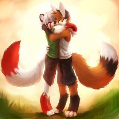 lilfoxxie:  furryunf:  fudge-the-otter:  Lets kiss x3  Wish I had this.   Kisses