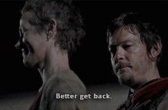 melissascarol:  Carol Peletier Meme ||  6 smiles/ happy moments “It’s that rifle, the kickback. I’m just not used to it.” || 3.01 “Seed” 
