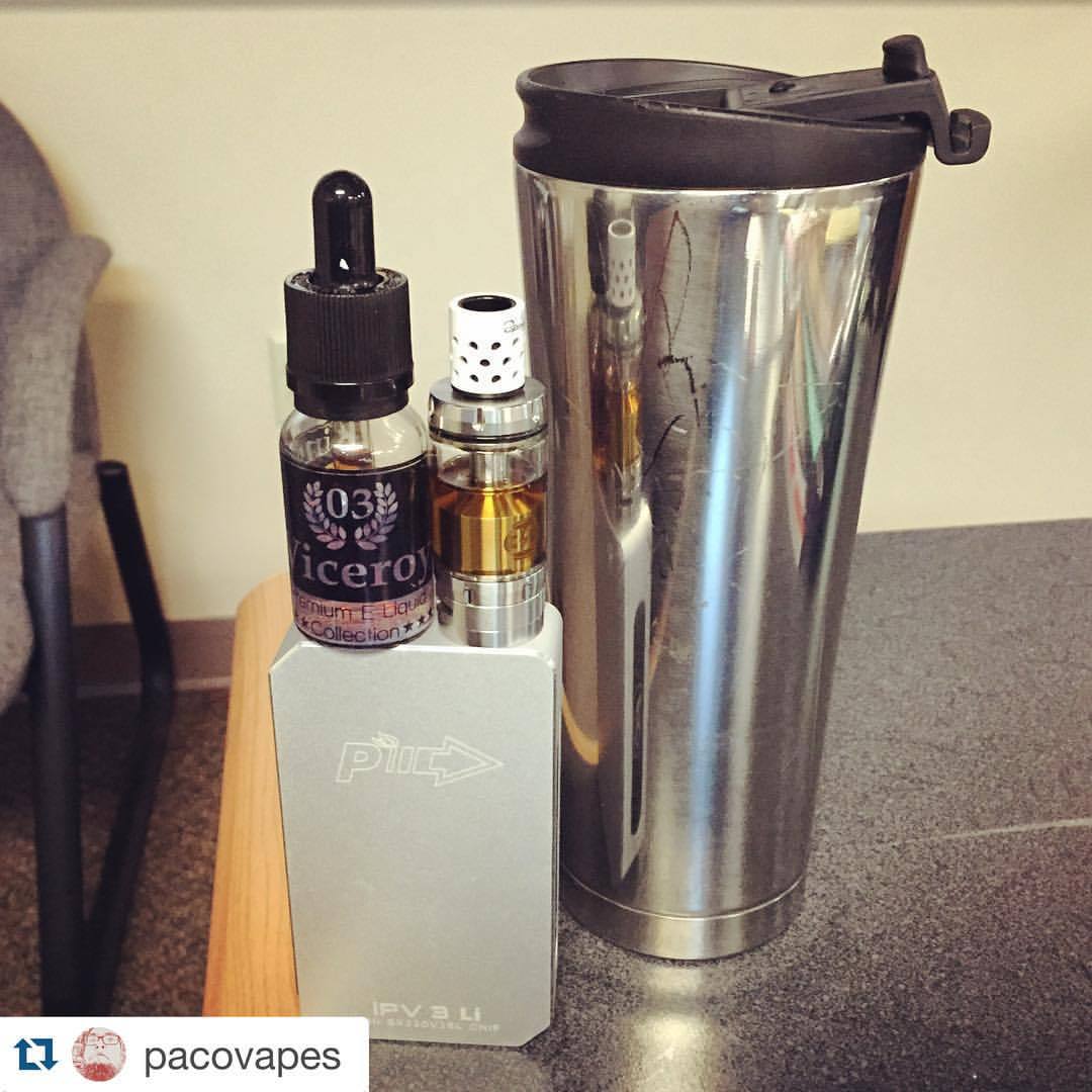 affordablevapor:  #Repost @pacovapes ・・・ My morning hazelnut coffee goes well