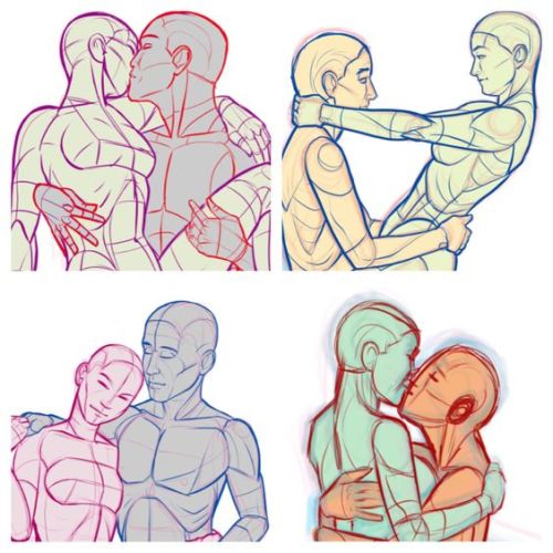 pep-no:totalgeekblog:pepoluan:posereference:posereference:anatoref:Couple PosesRow 1, 2 (Left), 5 &a