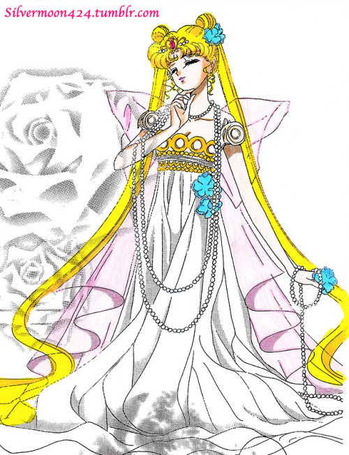 silvermoon424:A few colorings I did of Neo-Queen Serenity. She’s just breathtakingly beautiful