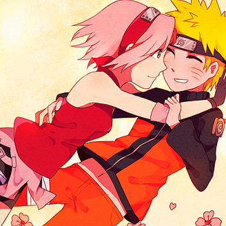 ramen-and-cherries:  ★ ☆ ★ ☆ FANARTS by karudoll Naruto Uzumaki x Sakura Haruno. 