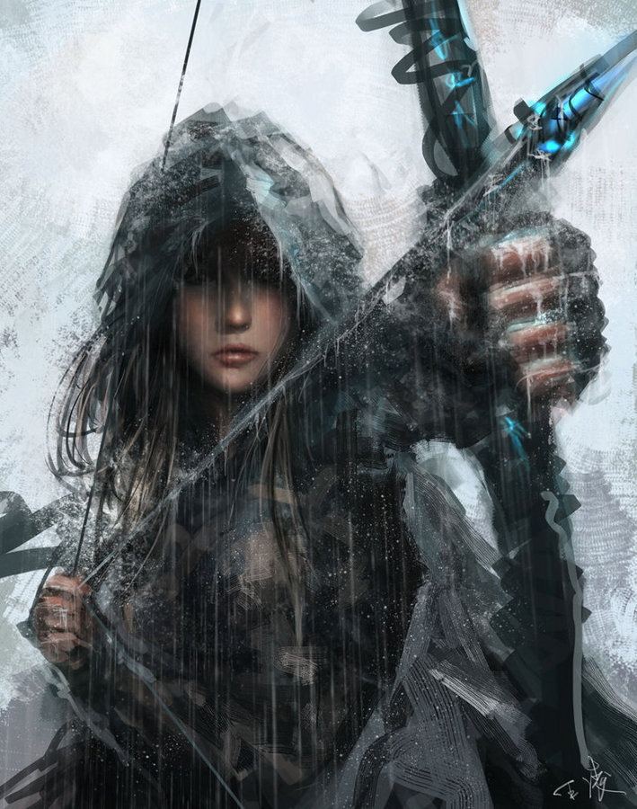 fantasy-scifi:  warrior 2 by wlop