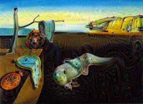 asylum-art-2:  This Is What Computers Dream of When They Look at Art   The Mona Lisa, Leonardo da Vinci via.The Persistence of Memory, Salvador Dali via @brdskggsThe Birth of Venus, Sandro Botticelli viaStarry Night, Vincent van Gogh via @brdskggs  The