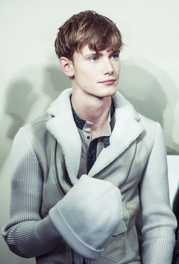 kingdashian:  homme—models:  Malcolm De Ruiter by Morgan O’Donovan Backstage
