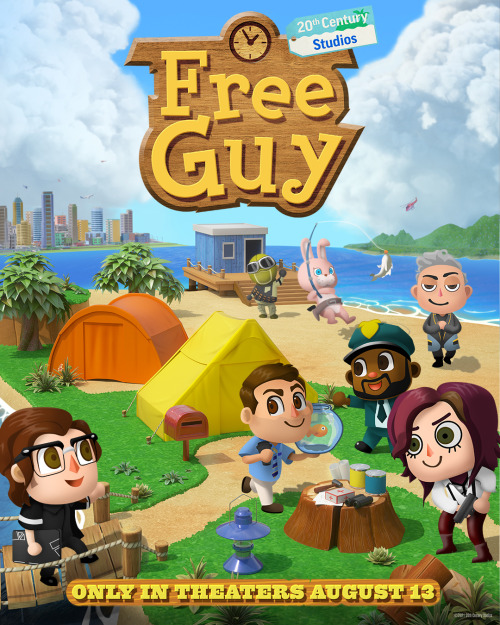 Free Guy (2021)Alternative posters inspired by the video game covers of:Animal Crossing: New Horizon