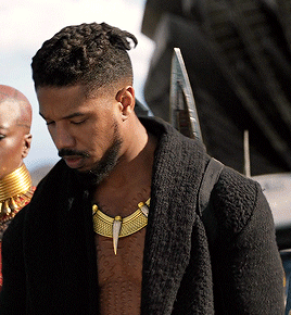 killmongerdispussy:palmsofgranate:jason-todds:Michael B Jordan as N’Jadaka/Erik Killmonger in Black 