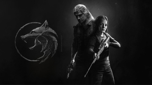 The Witcher + The Last of Us remastered posterjust because