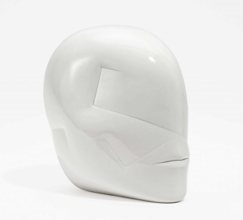 europeansculpture:   Hede Bühl -  Tête, 1985 Porcelaine 