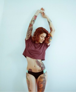 tattooedladiesmetal:  Stephanie Ayoub