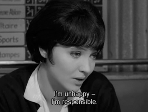 rock-n-rollin-bitch:  Anna Karina in Vivre Sa Vie, 1962 film directed by Jean-Luc