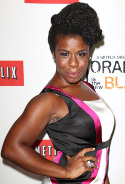 youngblackandvegan:  welldressedvillain:  niggaimdeadass:   Uzo Aduba  You might know her as ‘Crazy Eyes’ from Orange is the New Black (because that’s what I knew her as too), so these pictures might be refreshing.  Unf  Glory 