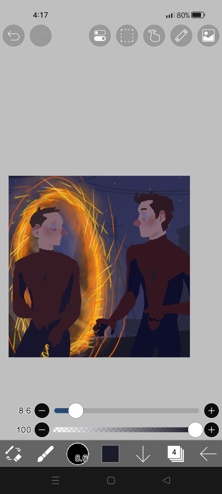 Drawing A Scene From My Dream