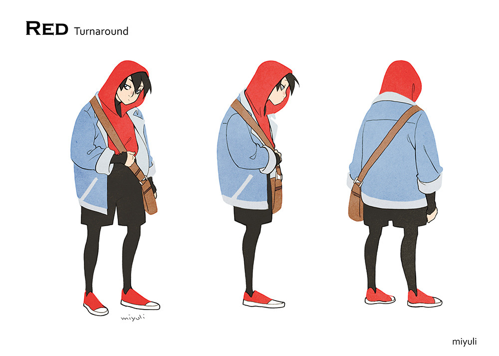 aurorastardust13:  miyuli: My take on the Little Red Riding Hood.  Friend, this is