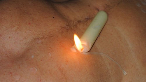 gymboas:These candles offer loads of options for fun. My dick had the first drops of hot wax and is waiting in anticipation.