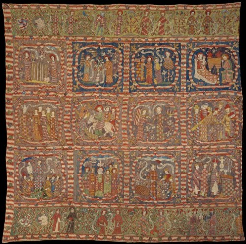 Embroidered Hanging, late 14th century, Metropolitan Museum of Art: CloistersGift of Mrs. W. Murray 