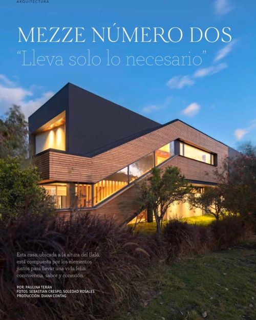 Gracias a la revista @casasecuador por el extenso reportaje del trabajo de @najasarquitectos en su e