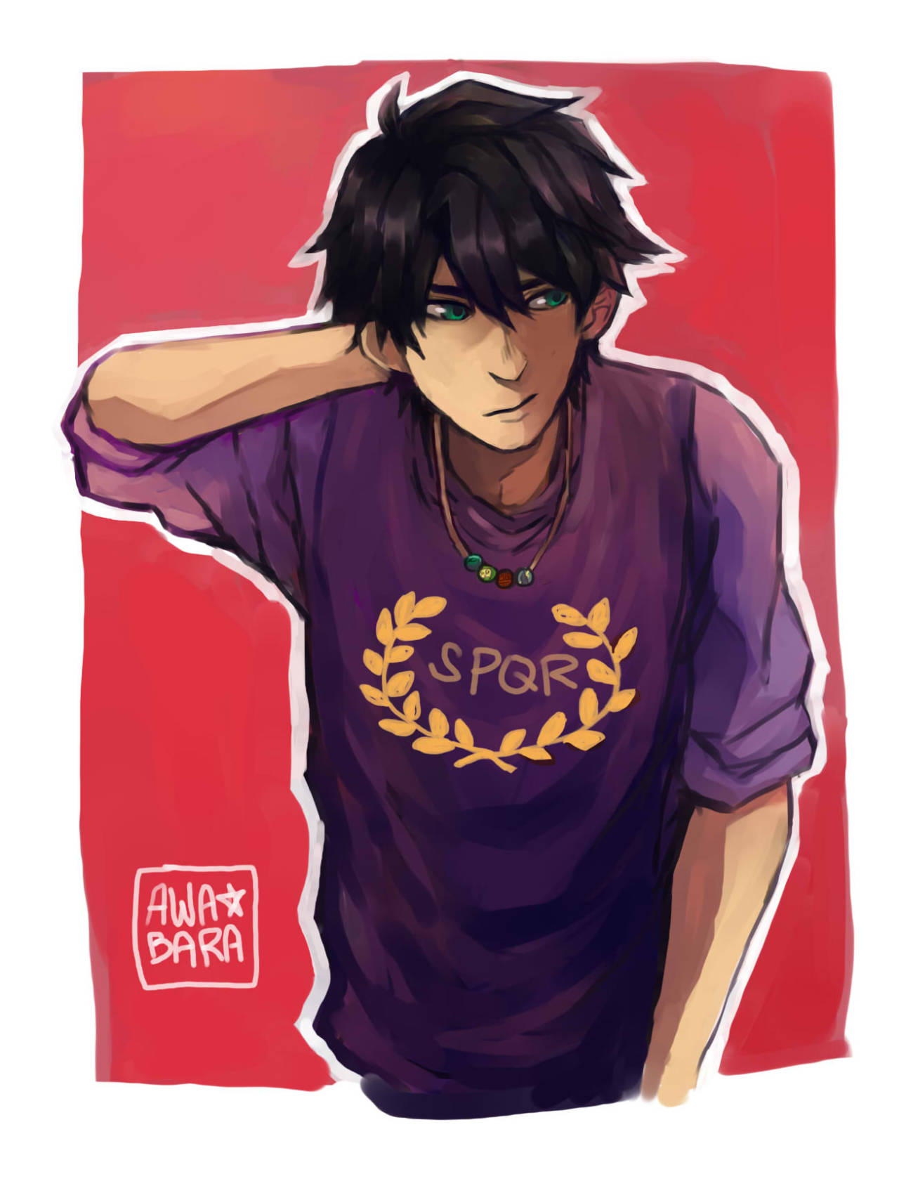 EVERYONE IN THE OVEN! — awabara: percy in camp jupiter shirt (or i...