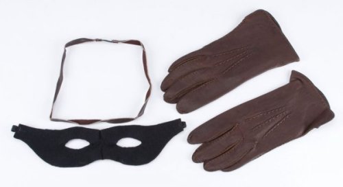 Clayton Moore’s mask and gloves, and Jay Silverheels’ headband from The Lone Ranger and 