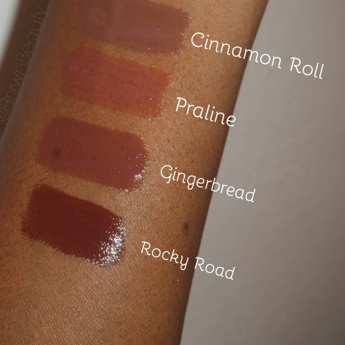 utopianslutttpalace:  bootyschool:  brxwnbeauty:  Hi Beauties,  Here’s a (quick) late night post on some nude gloss options for my brown beauties. All of these options are by NYX and retail for ŭ.99 each. If you’re someone who shops at Ulta, then
