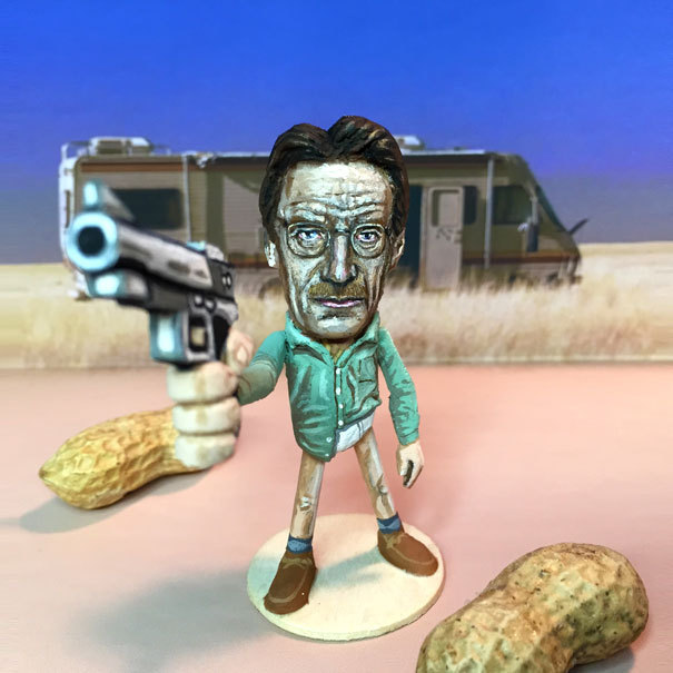 crossconnectmag:  A Painter of NutsSteve Casino is a peanut painter, monster maker