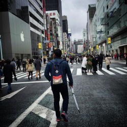 (04.11.15) Strolling 🚶🚶🚶Cloudy ☁⛅☁☁ morning   #Herschel #Levis #Puma   #travel #Ginza #Tokyo 🇯🇵 🎌 #shopping  (at Matsuya Ginza)