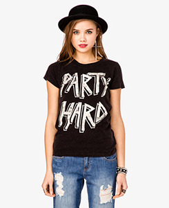 Forever 21: Party Hard Tee Worn At: Loud Tour Concert #4: In The Venue (Salt Lake City, UT) Price: $