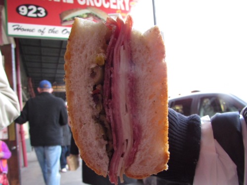 Muffuletta from the Central Grocery in New Orleans http://www.centralgrocerynola.com This was a real