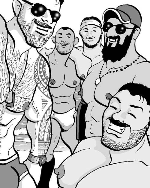 Shirtless Men in Comics