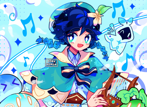 poruvoron:may the wind carry this funky little bard to your pulls today~!wishing all the venti wante