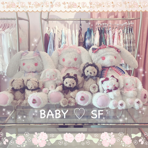 BABY SF has received new #kumakumya and #usakumya products, including the much anticipated face bags