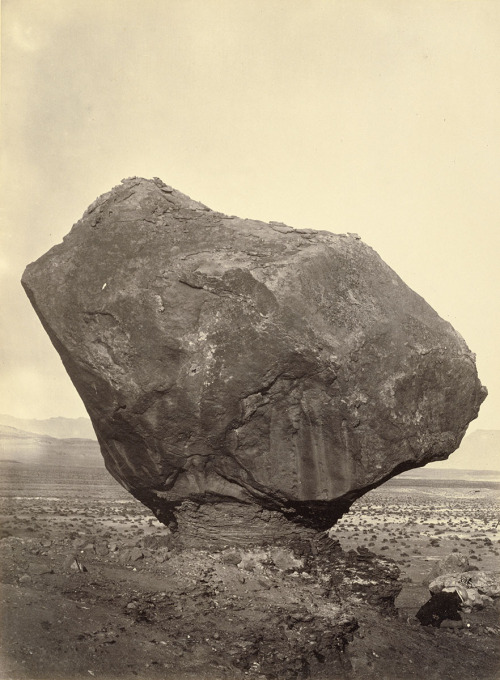 Friday&rsquo;s rock. Did you notice the man in this photograph? Perched Rock, Rocker Creek, Ariz