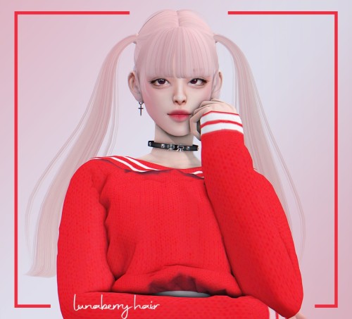  [tabae] lunaberry hair Female DL