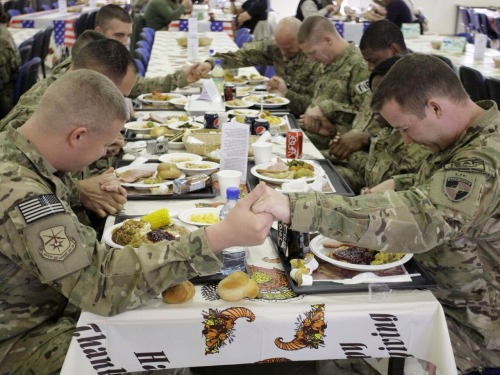 peerintothepast:Happy Thanksgiving to all who serve. Thankful for our Military Heroes. @USArmy @USNa