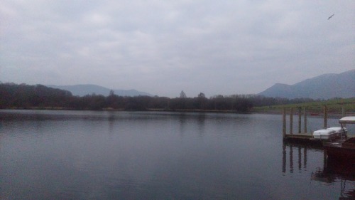 Went to Keswick yesterday. Misty but lovely.