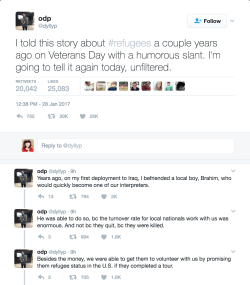 cinematicnomad:@dollyp shared a story on twitter about refugees after the news of trump’s new ban (which has, thankfully, for the moment been stayed by a federal judge)