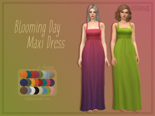 trillyke: Blooming Day Maxi Dress Nowadays I personally prefer midi and maxi dresses over short ones