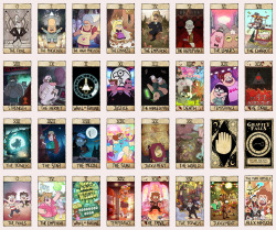 Magecom:  The Gravity Falls Tarot Cards Along With The Variants! A Lot Of Love And