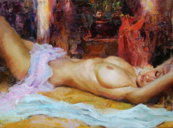 ewallisartist:  Reverie 18x24 o/l, Eric Wallis 2008 