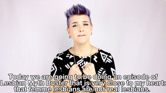 lezgirlies:  Lesbian Myth Buster: Femme Lesbians Aren’t Really Lesbians