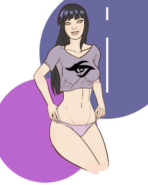 Porn photo Request no.7 Hinata Hyuga  showing her support