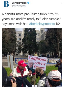 memoirsofaimperfectblackgirl:  futureblackpolitician:   thelovelybones124:  okayysophia:  Karma is coming for y'all  Lmfaoooo   Omg   California does not love trump 🙄 that’s what his ass gets. 