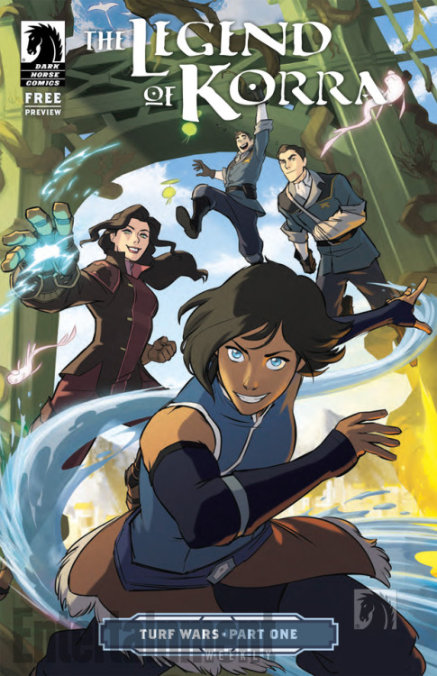 entertainmentweekly:Legend of Korra creator Michael DiMartino and illustrator Irene Koh discuss Korra and Asami’s expanding relationship in Turf Wars, which is now available everywhere from Dark Horse.