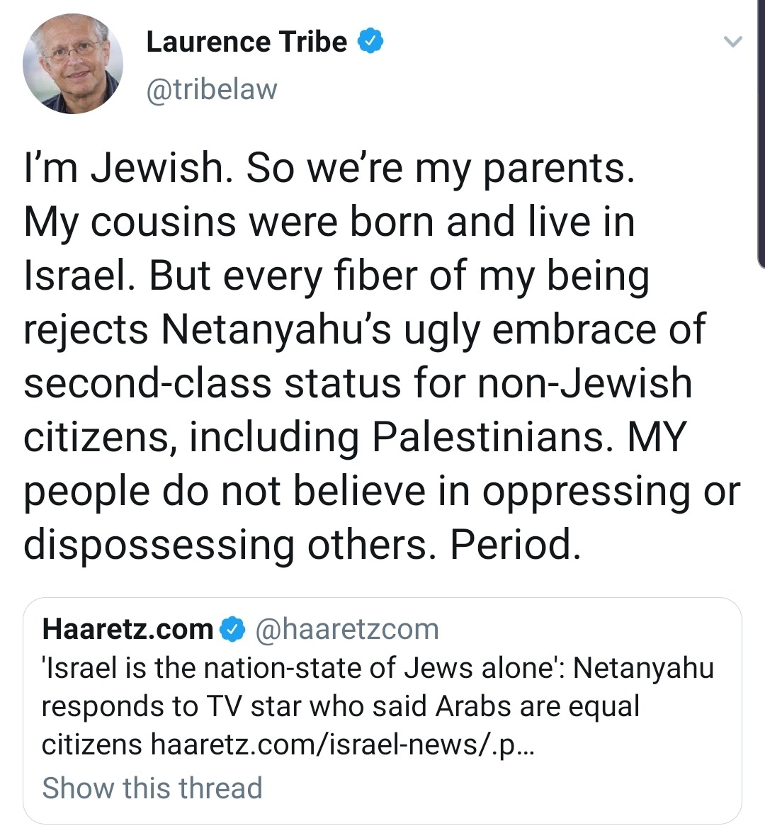 liberalsarecool: Leaders who embrace racism need to go. Trump and Netanyahu are using